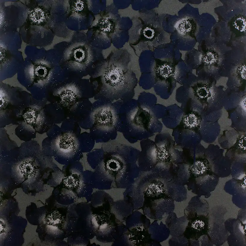 Tapet Mimou Windflower Blå