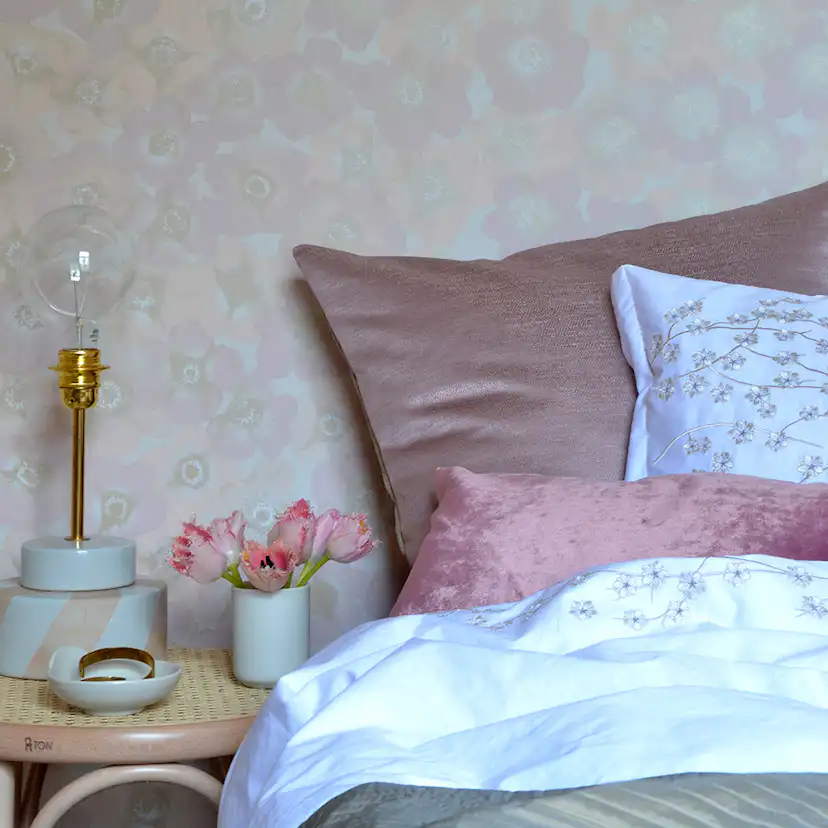 Tapet Mimou Windflower Rosa