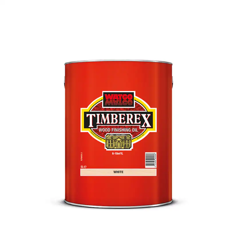 Träolja Timberex Coloured Underhållsolja White 5L