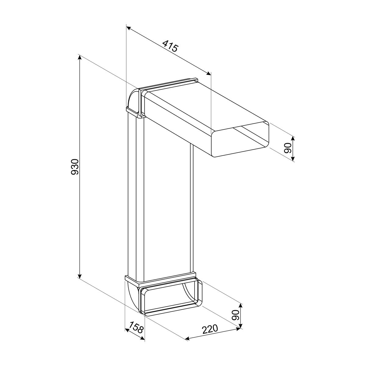 Utblåskit Smeg KITEHOBD för Häll