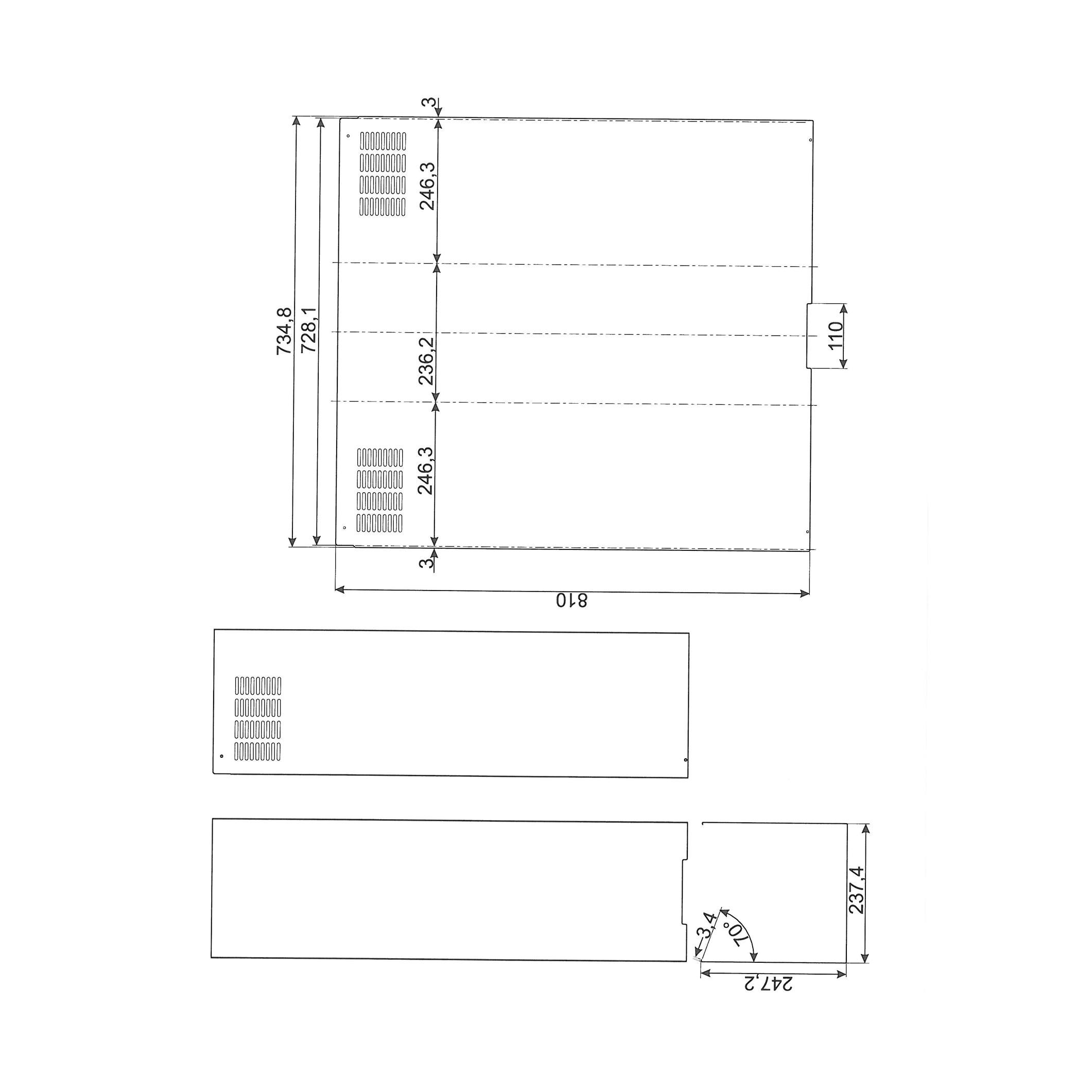 Skorsten Smeg KITCMNKAT till Köksfläkt