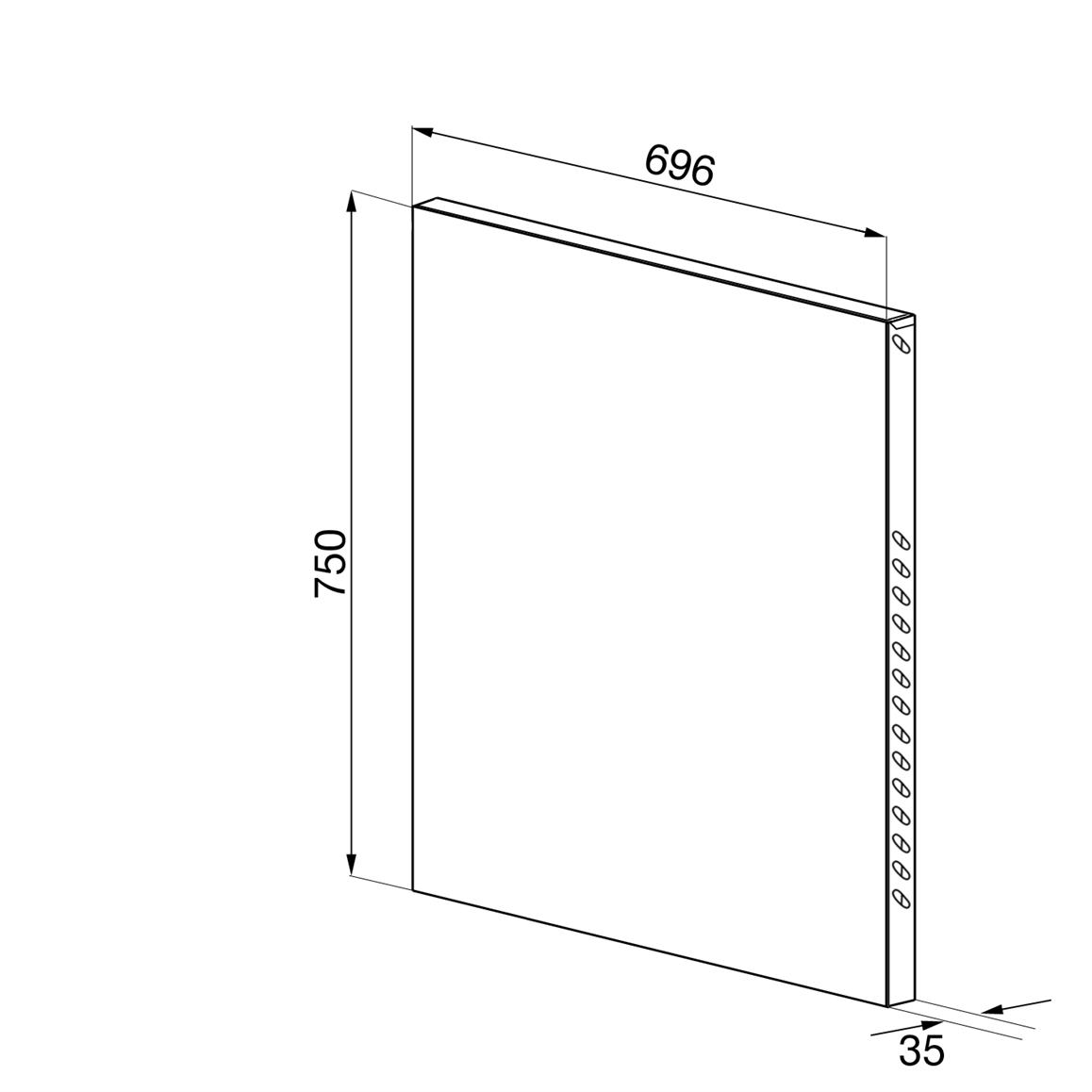 Stänkskydd Smeg KITC7X