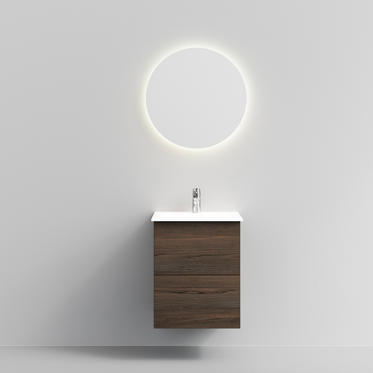 Tvättställsskåp Temal Astra med Tvättställ och 2 lådor