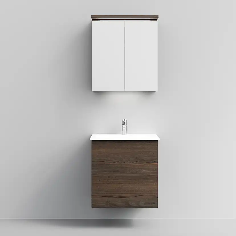 Tvättställsskåp Temal Astra med Tvättställ och 2 lådor