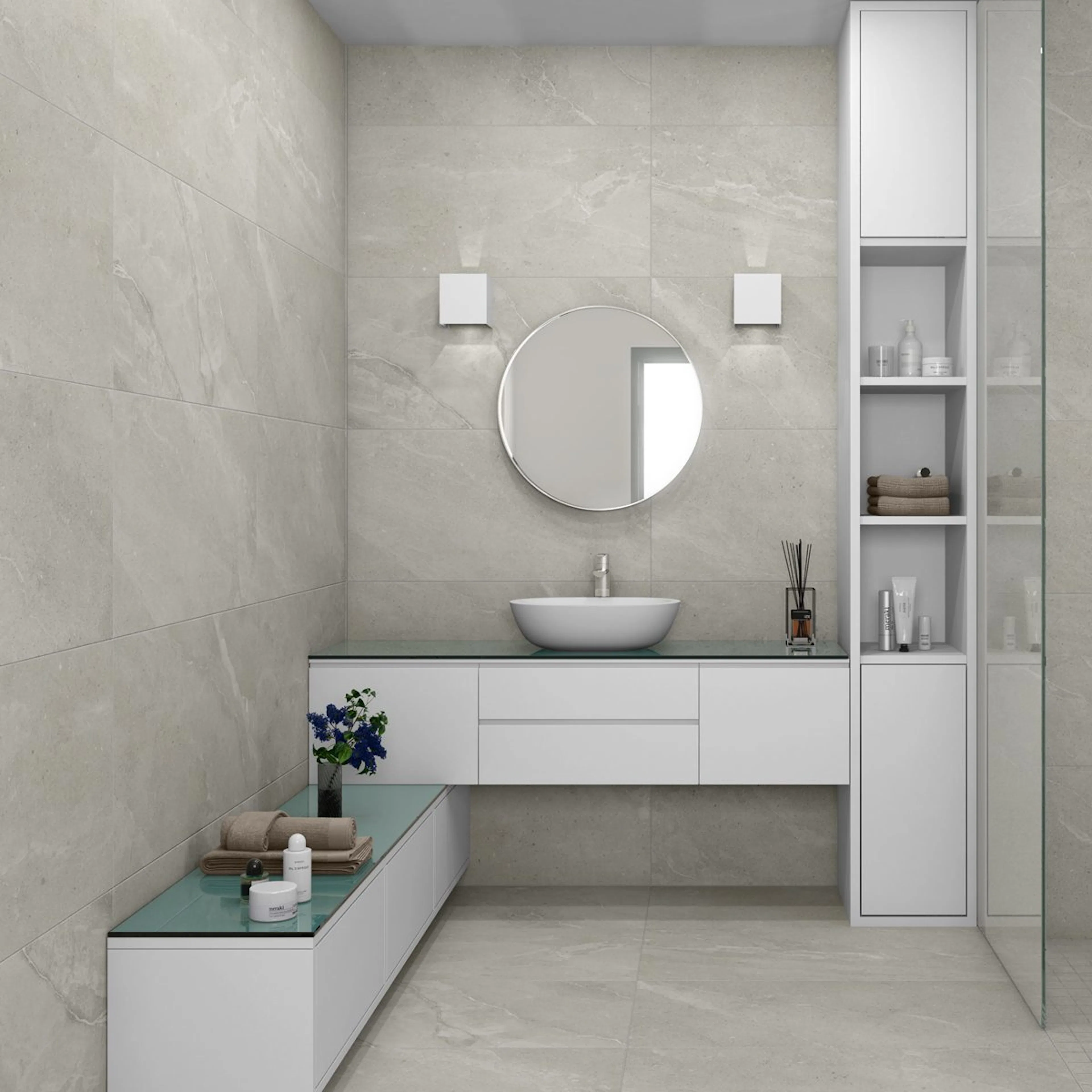 Klinker Ölandskalksten Varm Grå Matt 60x60 cm