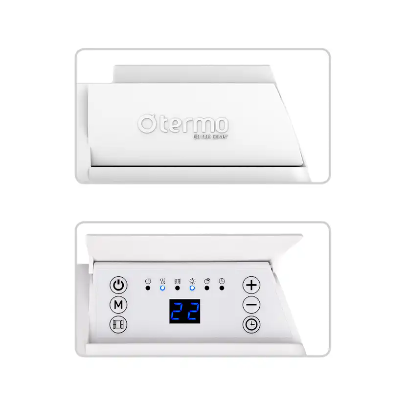 Elelement Termo GLASS Vit Glasfront