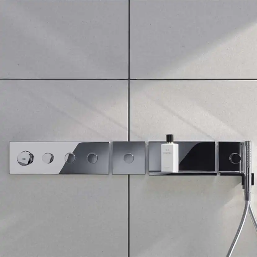 Termostatmodul Axor ShowerCollection 120/120 Square för Inbyggnad