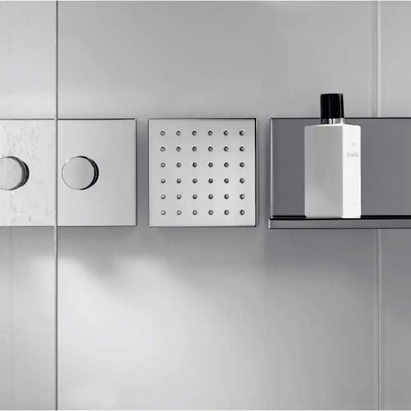 Termostatmodul Axor ShowerCollection Square för Inbyggnad