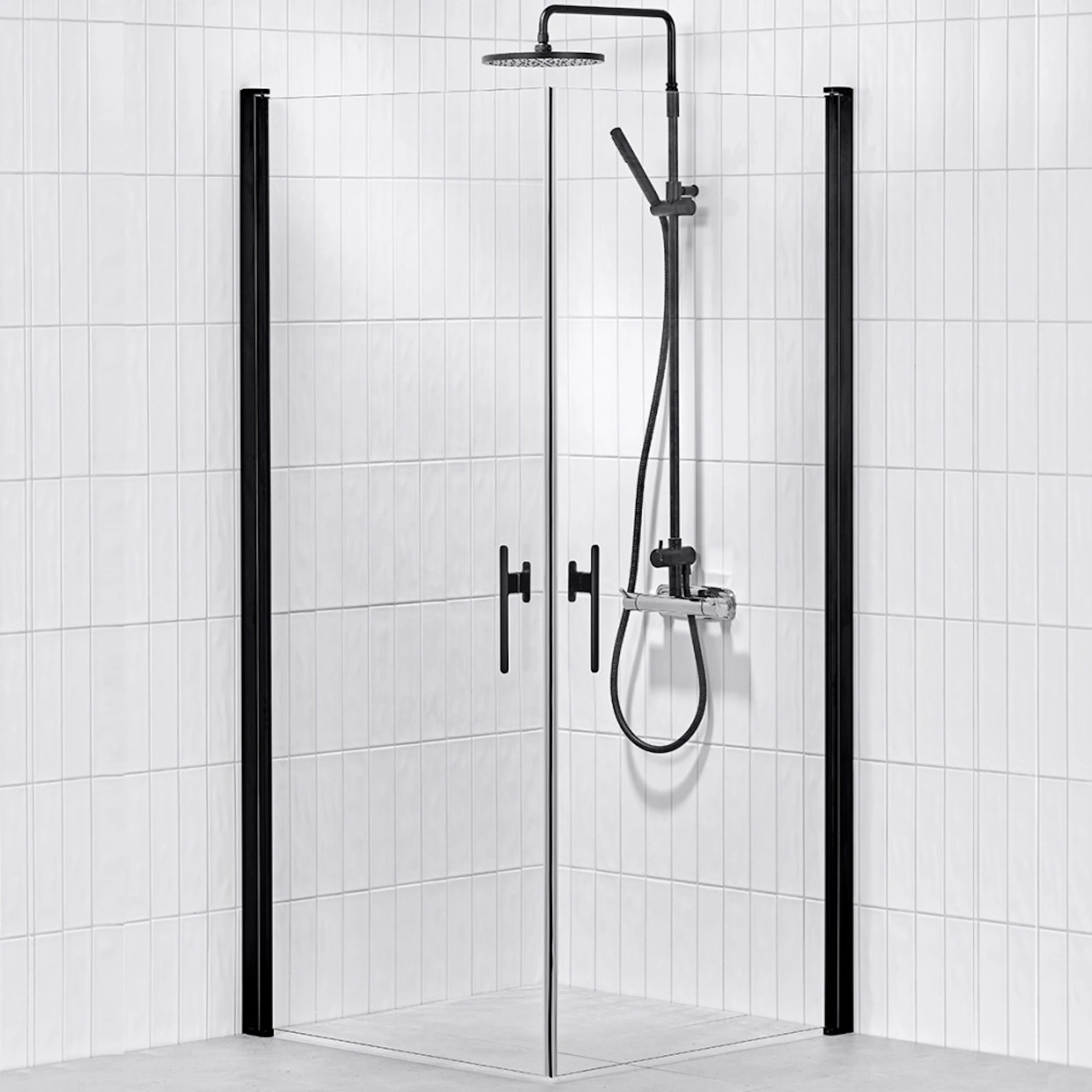 Duschhörn Alterna Lusso Rak Lackerad Profil