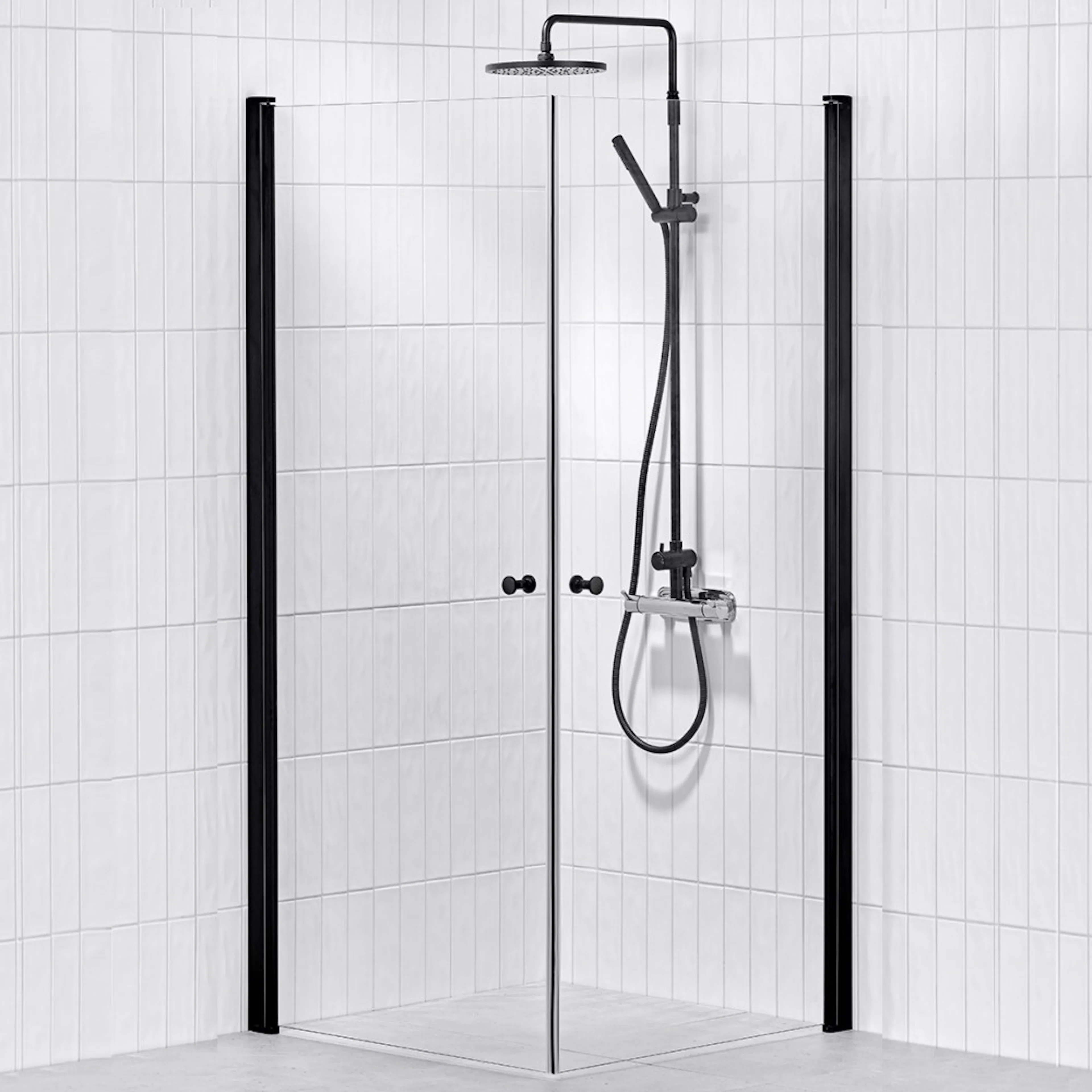 Duschhörn Alterna Lusso Rak Lackerad Profil