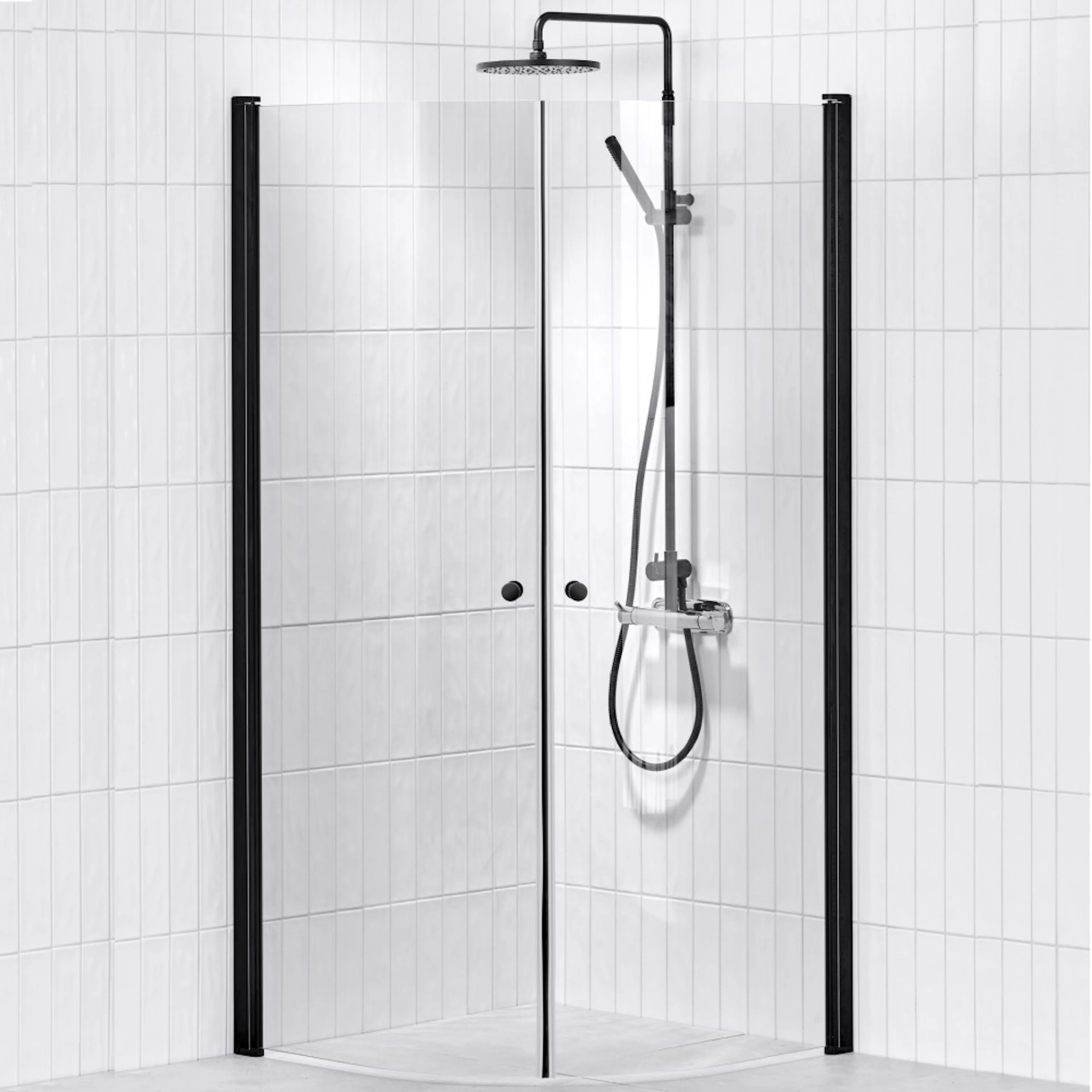 Duschhörn Alterna Lusso Svängd Lackerad Profil