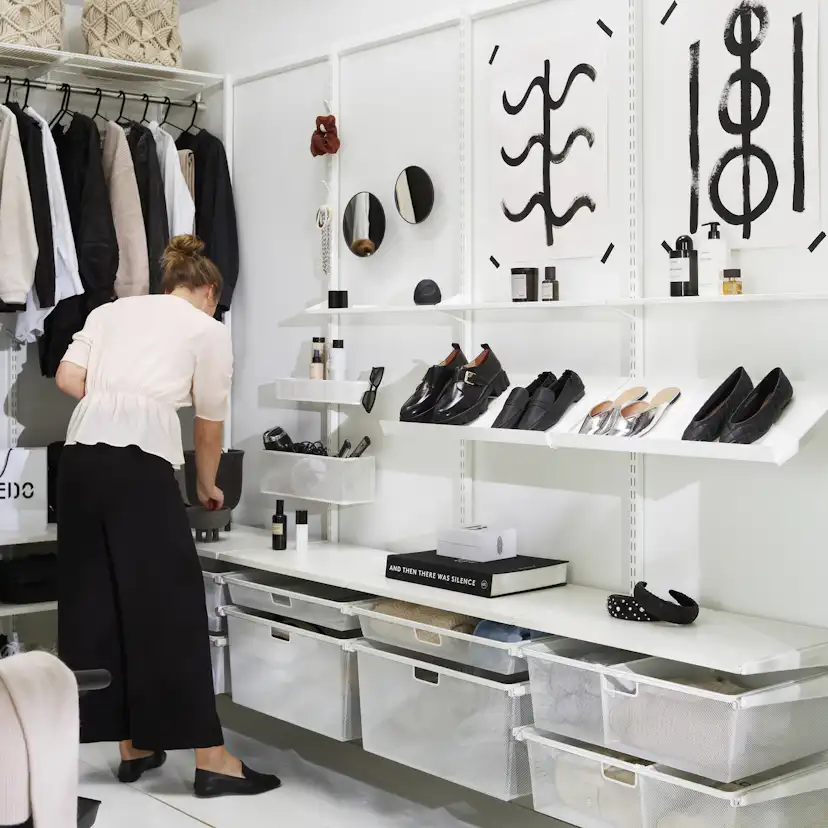 Tilläggslösning Elfa Ready Solution 60.3 Vit B: 607 mm