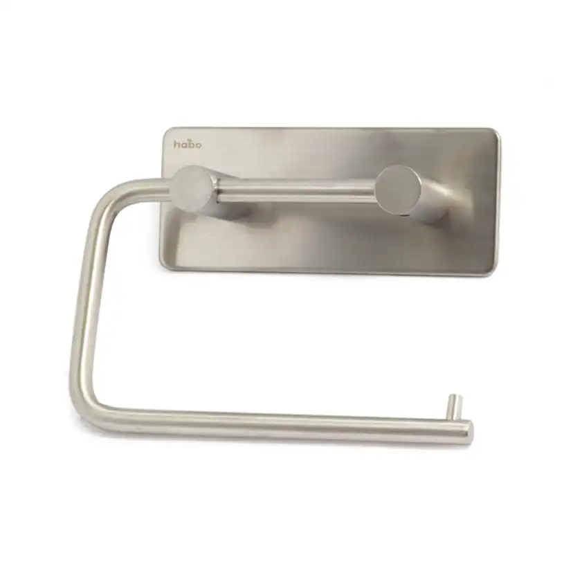 Toalettspappershållare Habo Angle Rostfri Borstad Självhäftande