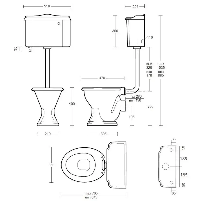 Toalettstol Imperial Drift LL