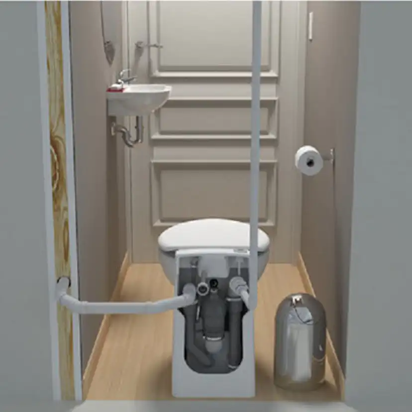 Toalettstol Saniflo Sanicompact 43 Silence ECO+