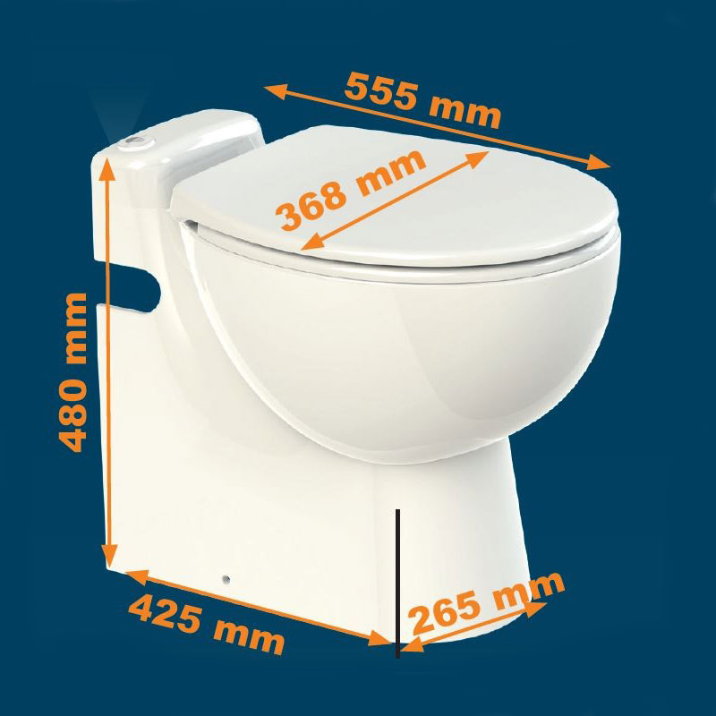 Toalettstol Saniflo Sanicompact Pro Silence ECO+