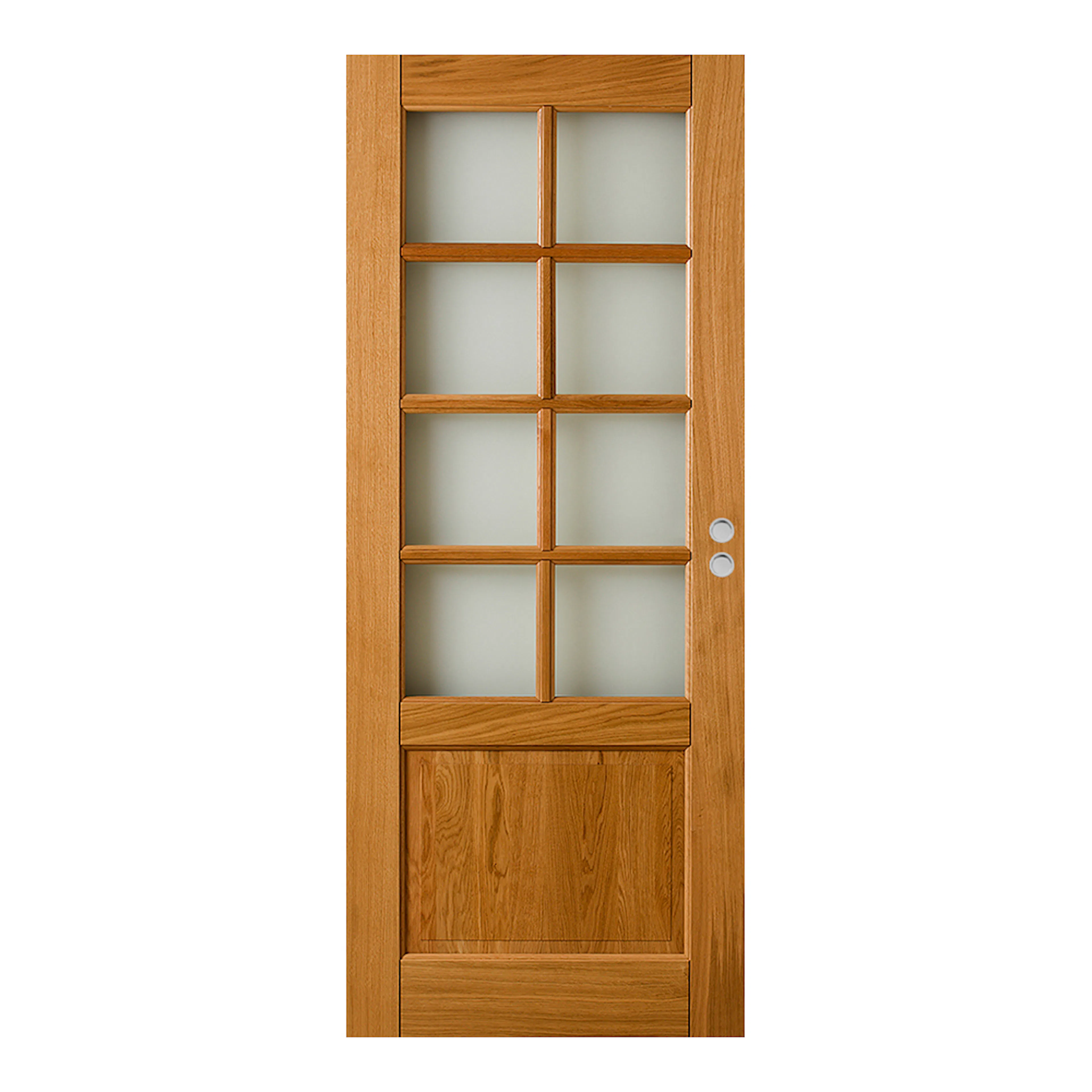 Skjutdörr GK Door Tor 3 Ek SP8 Lackad inkl. Skålar & Dragring