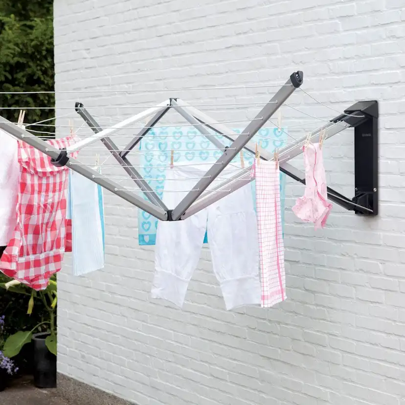 Torkvinda Brabantia WallFix 24 m + Skyddsbox