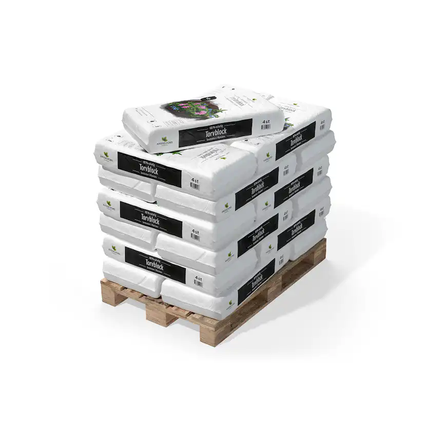 Torvblock Hasselfors Garden S121, Naturmaterial för Trädgårdsbygge & Terrasser, 96 st/pall