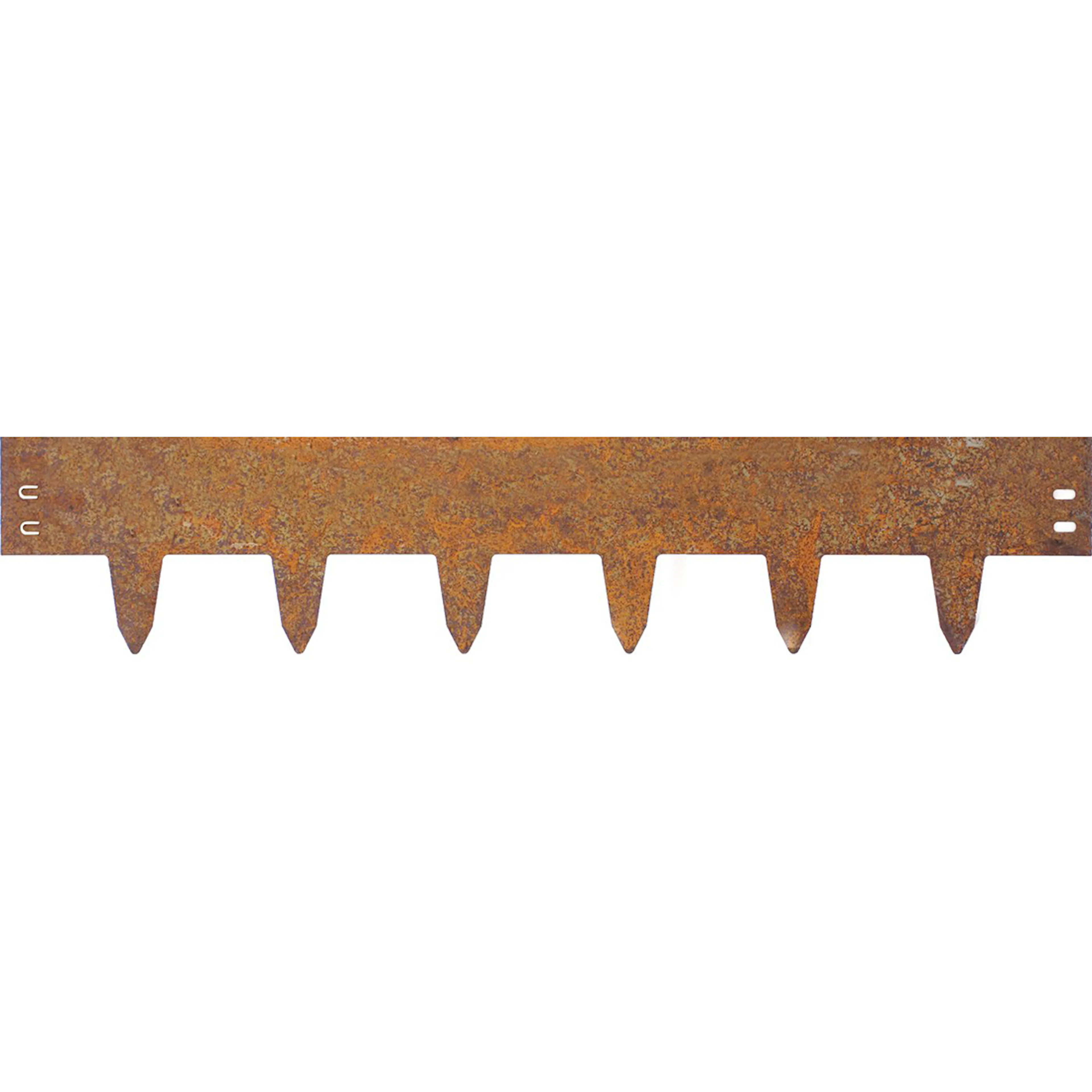 Trädgårdskant Jabo Rabattkant i Obehandlat Stål för Gräskant & Odlingskant 100x17