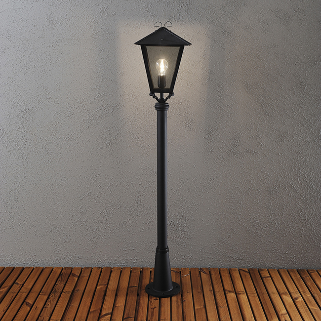 Trädgårdslykta Gnosjö Konstsmide Benu E27 med Stolpe