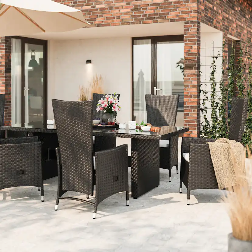 Matgrupp Comfort Garden Majestic med 6 Jenny Fåtöljer