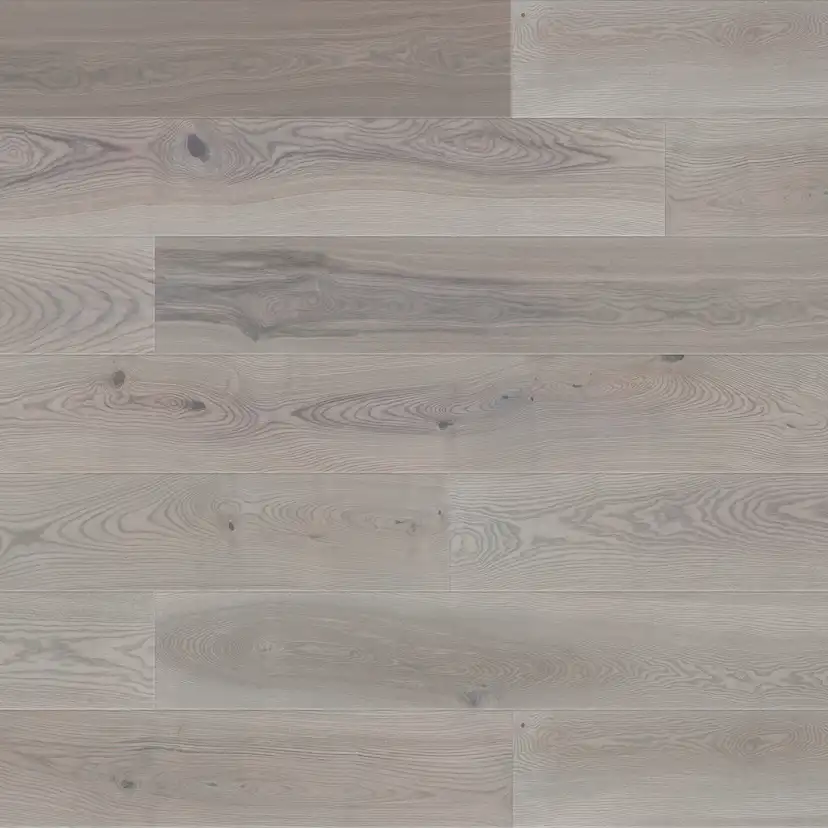 Trägolv Arena XL Plank Ask Ljusgrå, Mattlackat 1-Stavs Parkettgolv