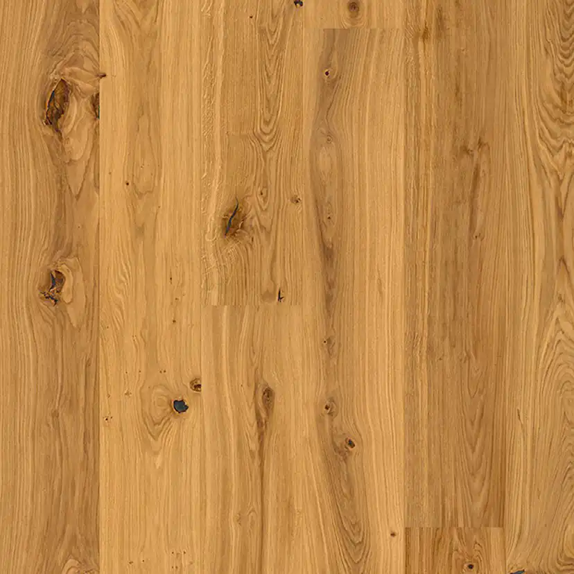 Trägolv Berg & Berg Ek XXL Hjärter, Mattlackat 1-Stavs Parkettgolv