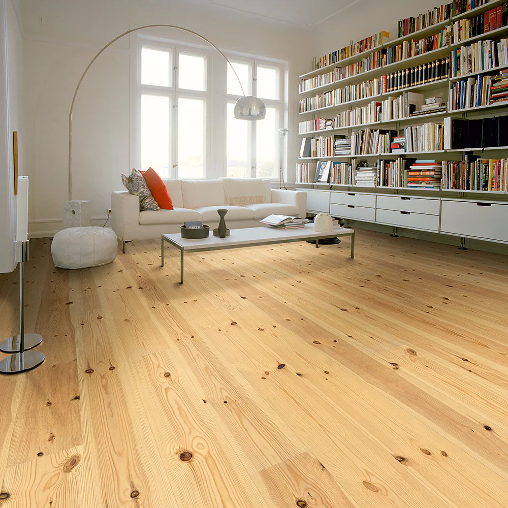 Parkettgolv Berg & Berg Norrlandsfuru XXL Lut Naturolja 1-Stav