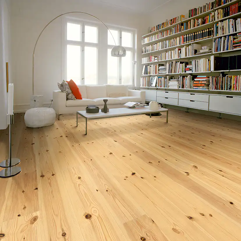 Parkettgolv Berg & Berg Norrlandsfuru XXL Lut Naturolja 1-Stav