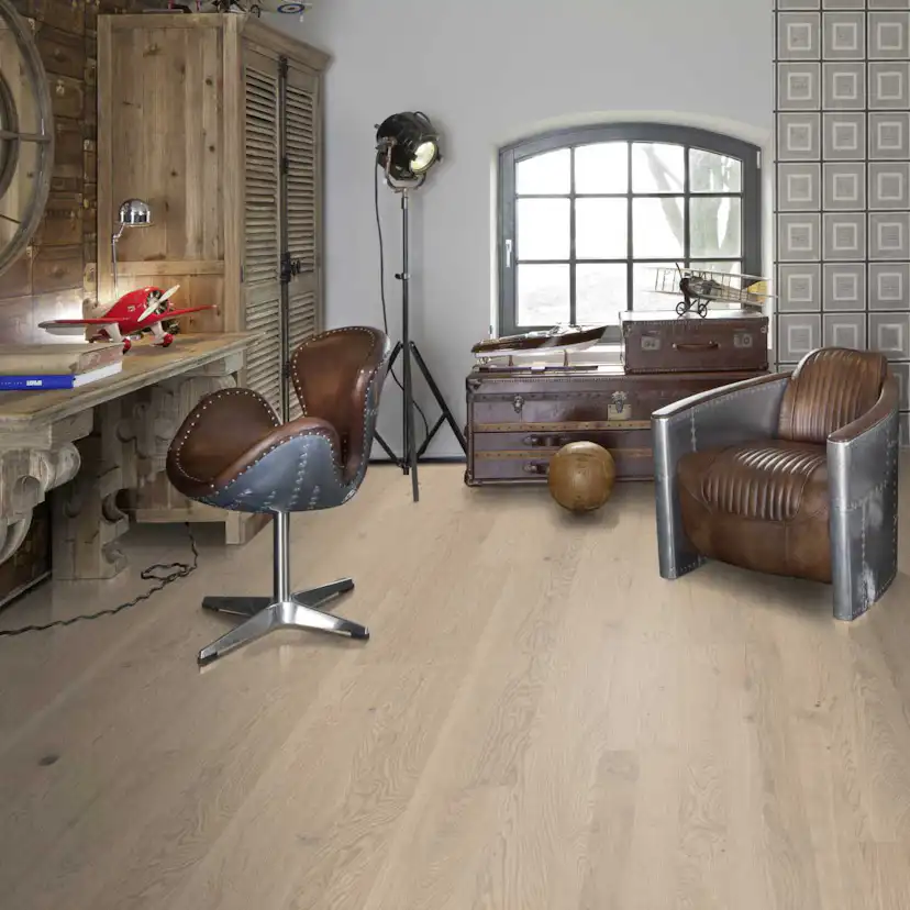 Trägolv Kährs Coast Ultramattlackad Borstad Ek 1-stav