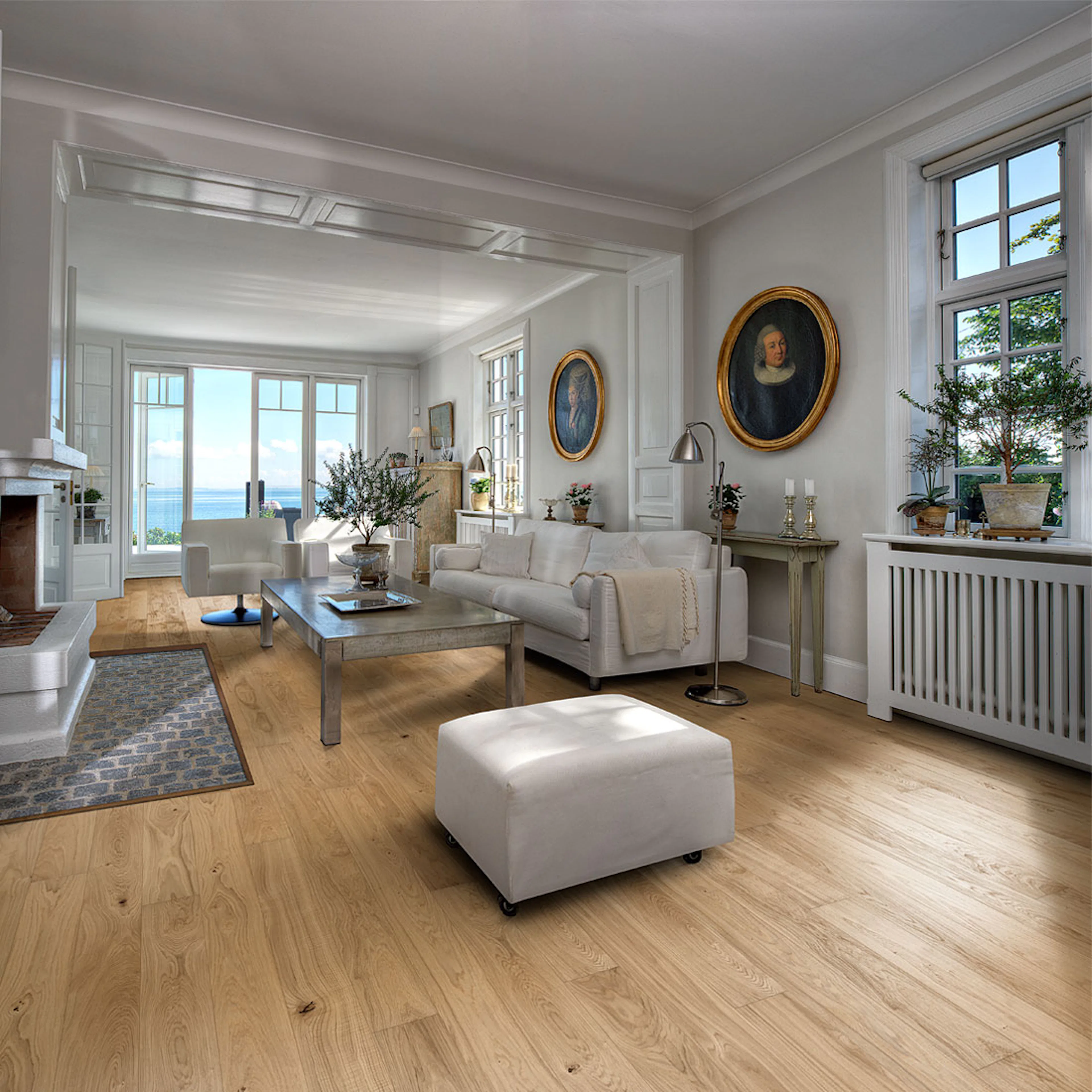 Parkettgolv Kährs Cornwall Mattlackad Borstad Ek 1-stav