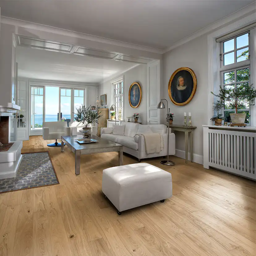 Parkettgolv Kährs Cornwall Mattlackad Borstad Ek 1-stav