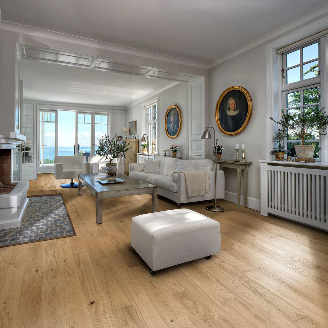 Parkettgolv Kährs Cornwall Mattlackad Borstad Ek 1-stav