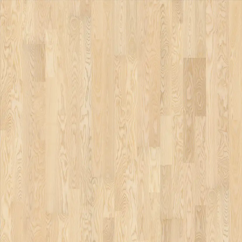 Trägolv Kährs Original Falsterbo VIt Ask, Mattlackerat 2-Stavs Parkettgolv