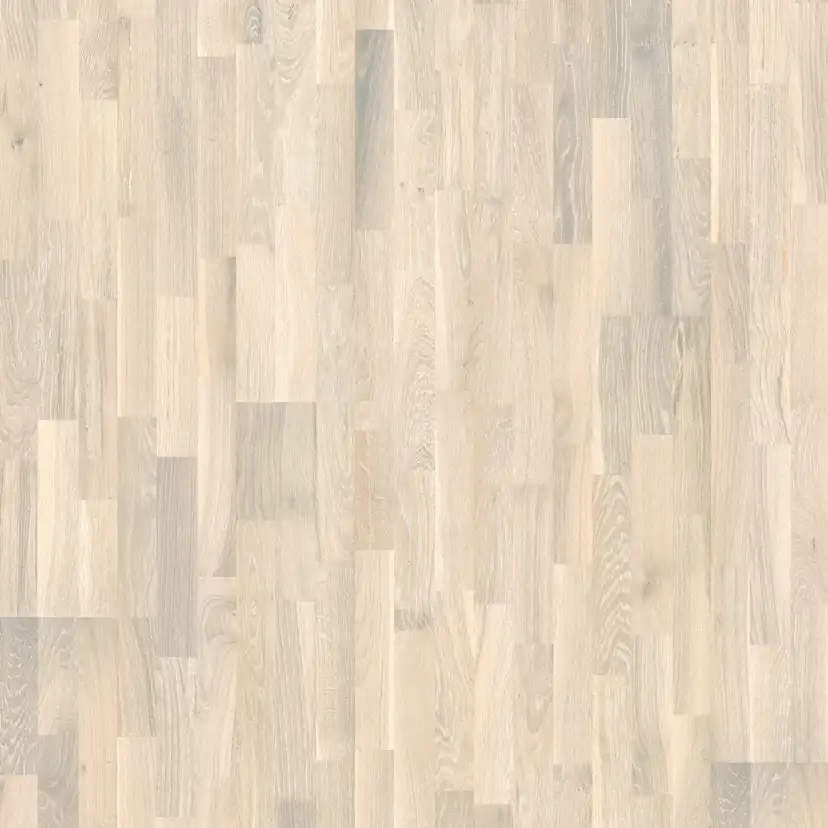 Parkettgolv Kährs Harmony Pale Mattlackad Borstad Ek 3-Stav