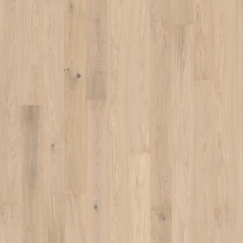 Trägolv Kährs Horizon Vit Ek, Ultramattlackat Borstat 1-Stav Parkettgolv