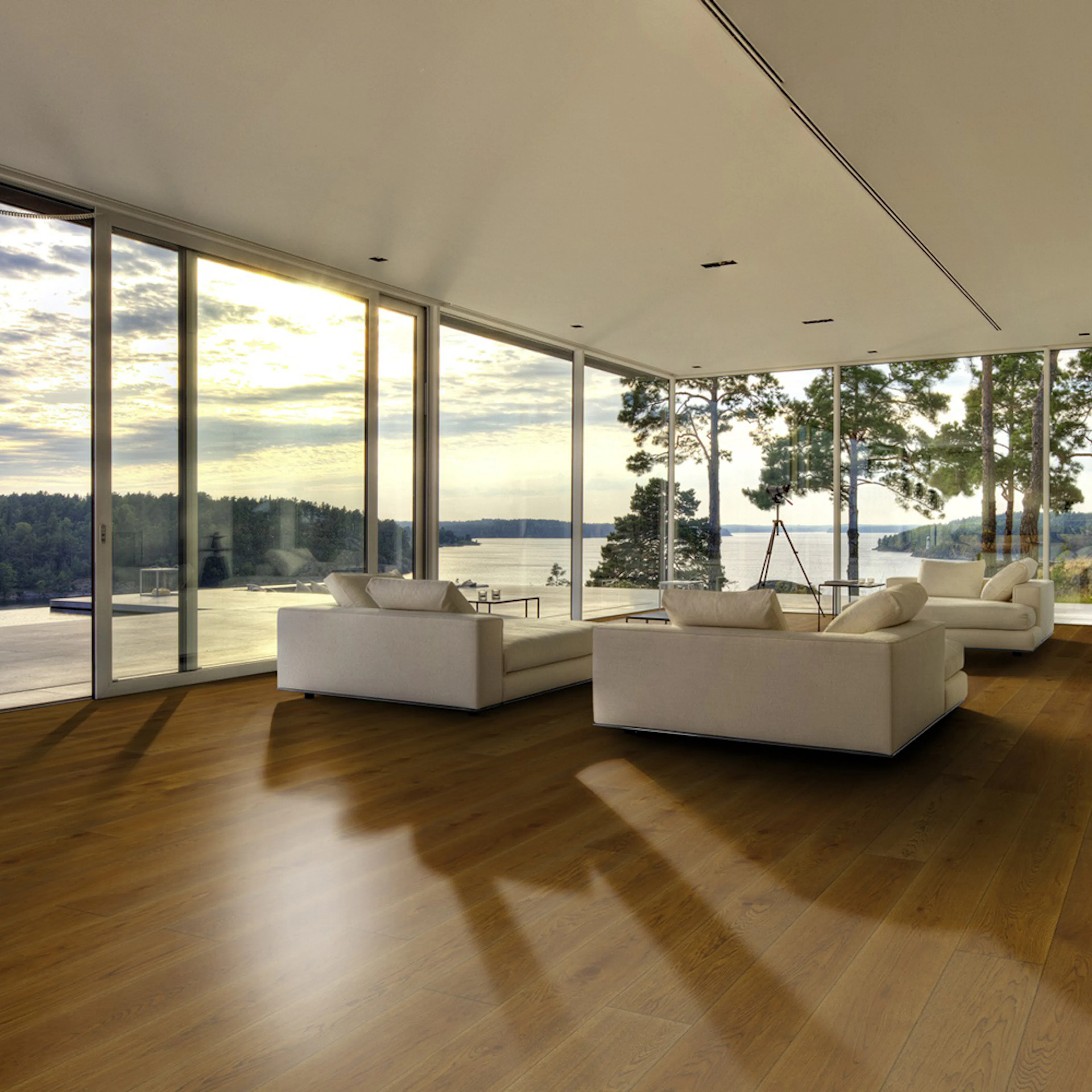 Parkettgolv Kährs Nouveau Rich Mattlackad Borstad Ek 1-Stav