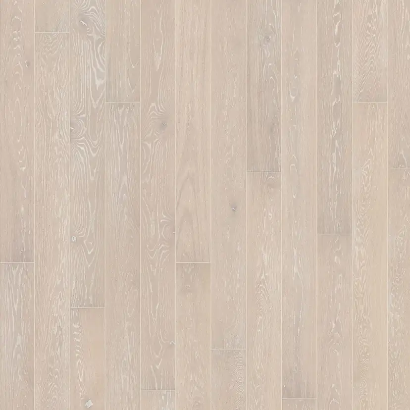 Parkettgolv Kährs Nouveau Snow Vit Mattlack Borstad Ek 2266 mm 1-stav