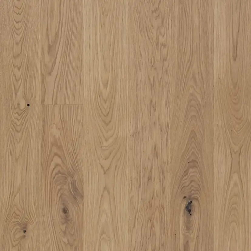 Parkettgolv Kährs Nouveau White Mattlackad Borstad Vit Ek 1-stav