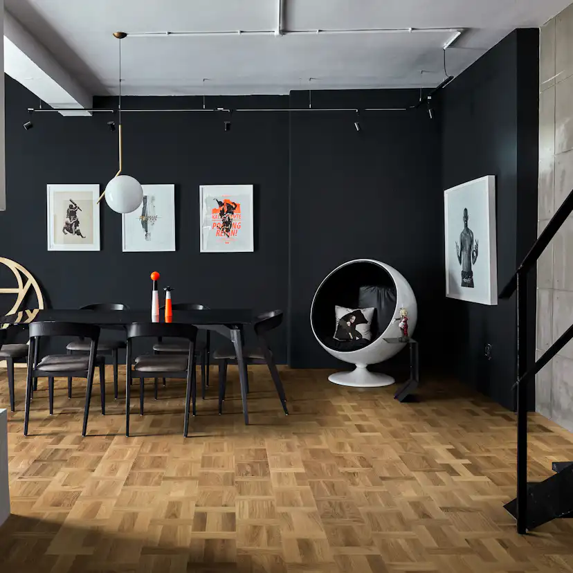 Trägolv Kährs Original Palazzo Rovere, Parkettgolv i Ek med Holländskt Mönster