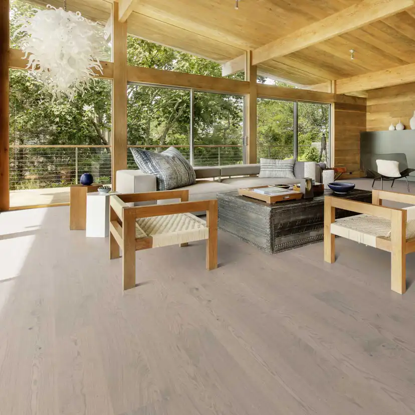 Parkettgolv Kährs Shore Mattlackad Borstad Ek 1-stav