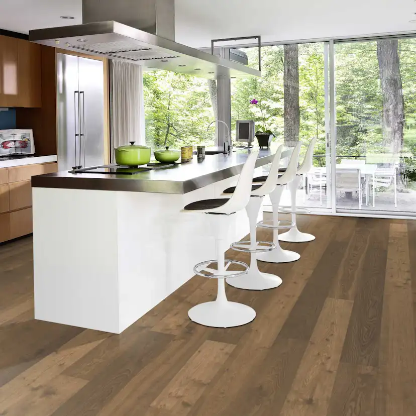 Parkettgolv Kährs Terra Mattlackad Borstad Ek 1-stav