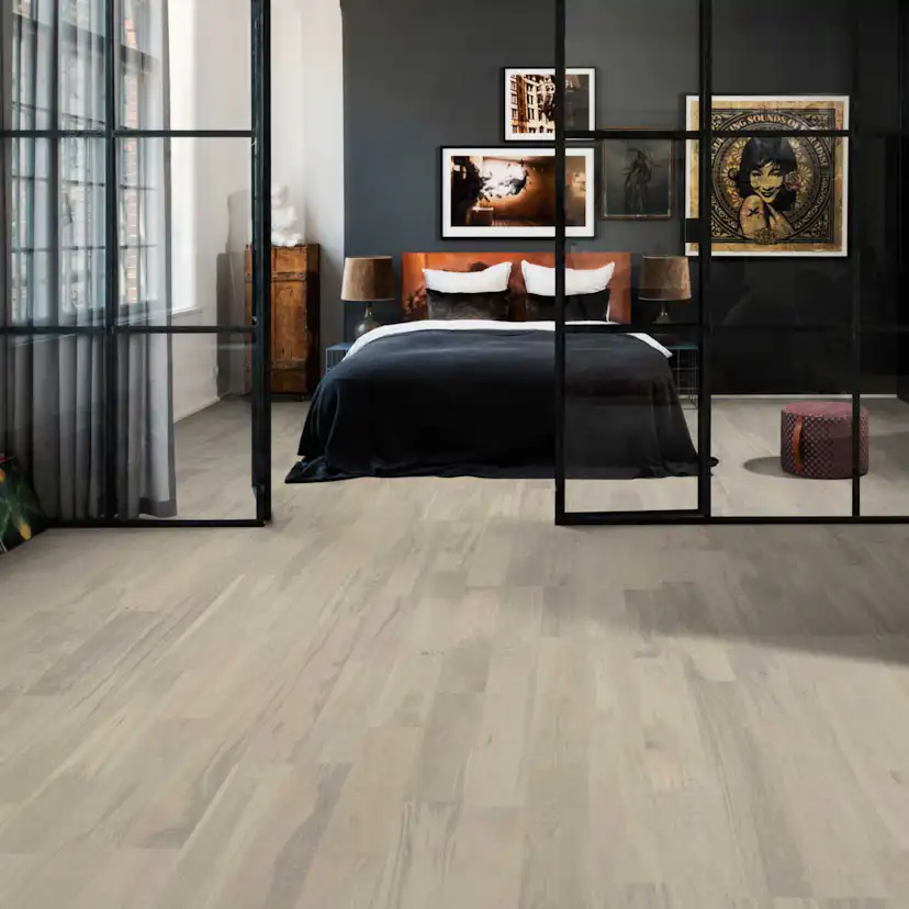 Parkettgolv Kährs Ek Vapor 2-stav Ultramattlackad Borstad