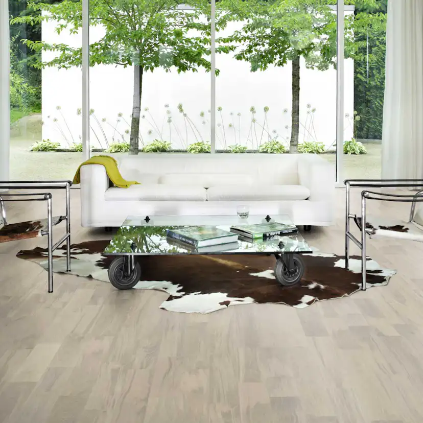 Parkettgolv Kährs Ek Vapor 2-stav Ultramattlackad Borstad