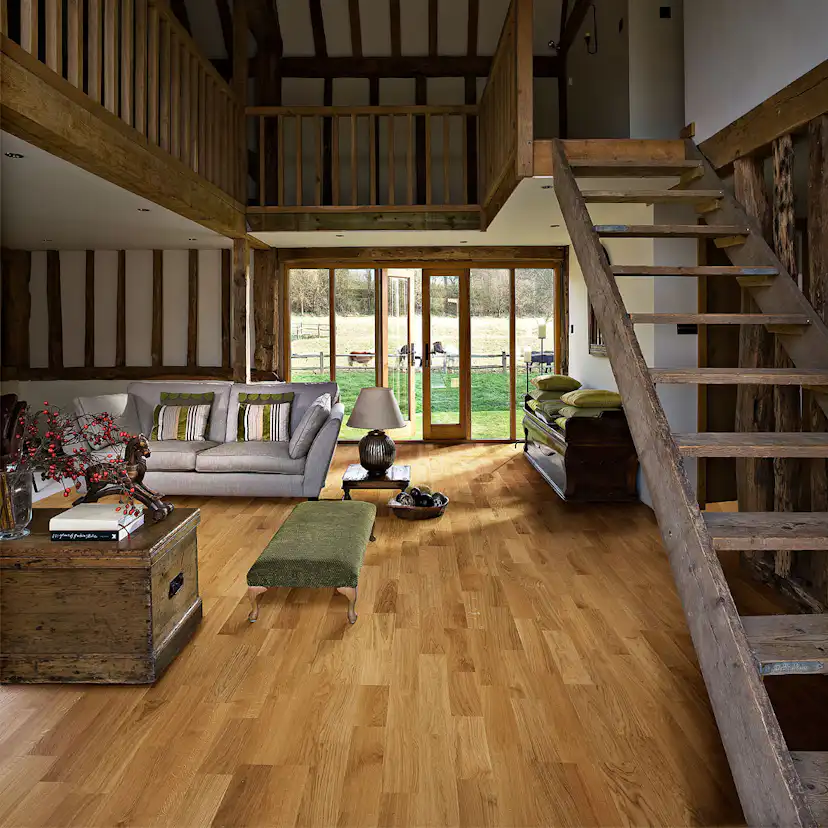 Trägolv Kährs Original Verona, Mattlackat 2-Stavs Parkettgolv