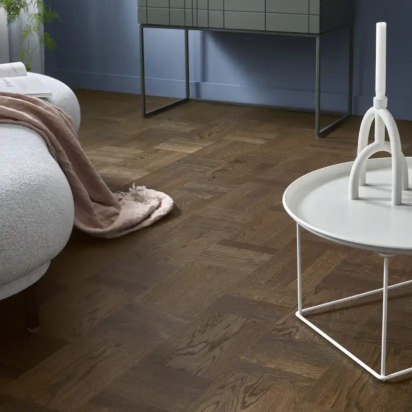 Trägolv Tarkett Noble Ek Wasa, Hårdvaxoljat Parkettgolv med Holländskt Mönster