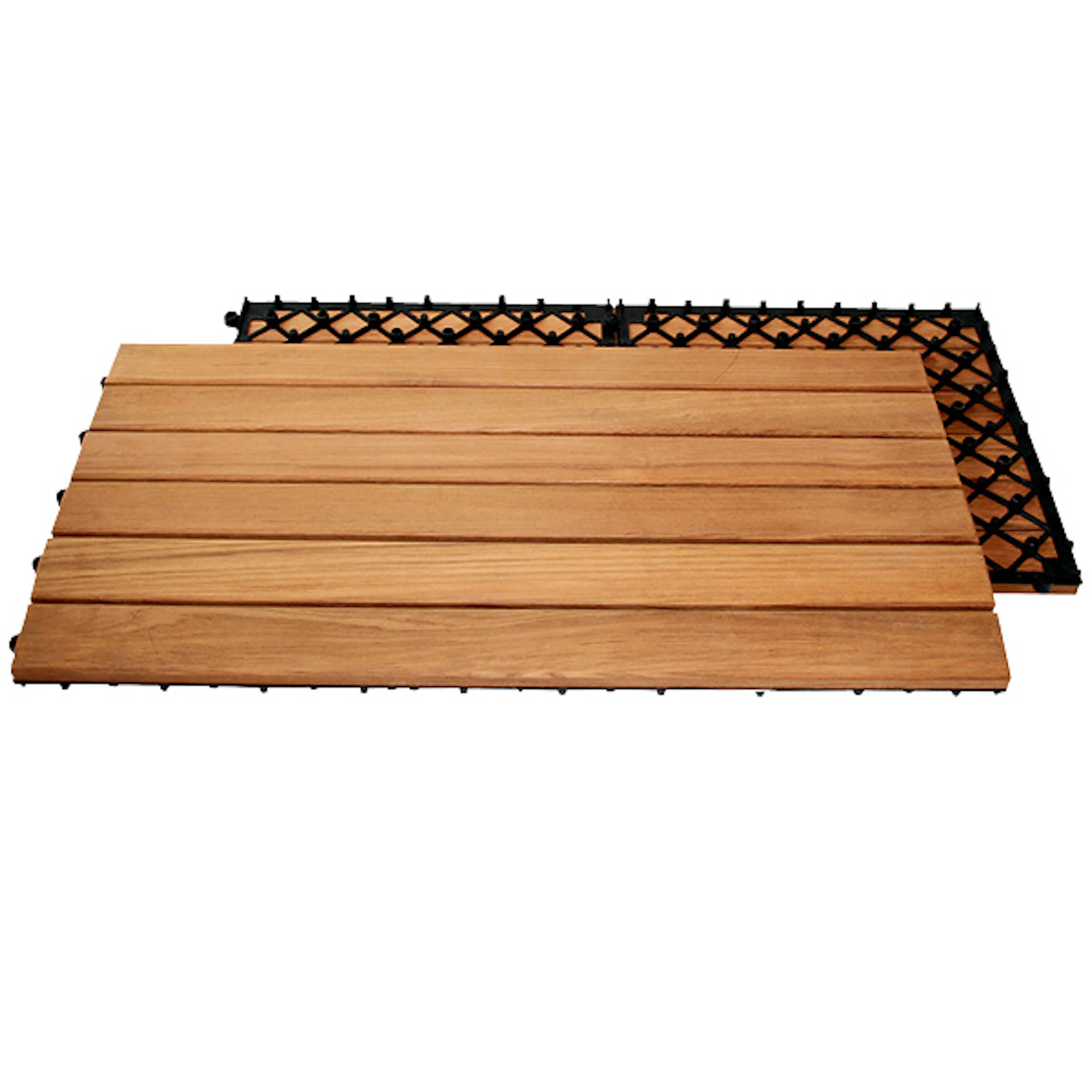 Trall Strand Stainless Teak Deltaplattan 30x60 Typ D Höger