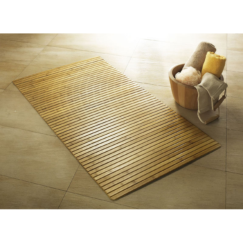 Trämatta Kleine Wolke Bambus