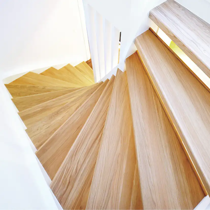 Trapprenovering Lundbergs Premium Oljad Ek Dubbelsteg